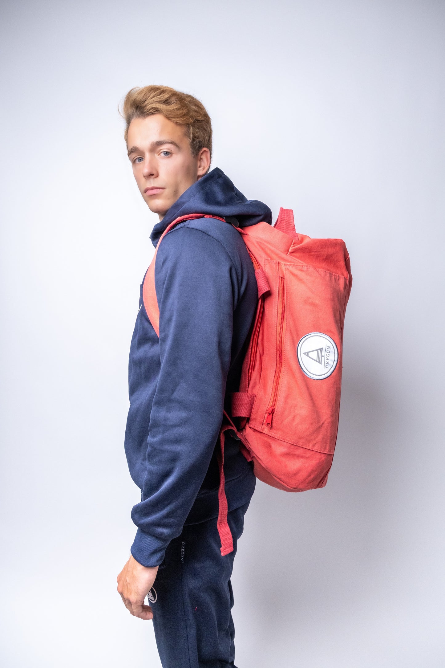 Authentic Red Duffel Bag