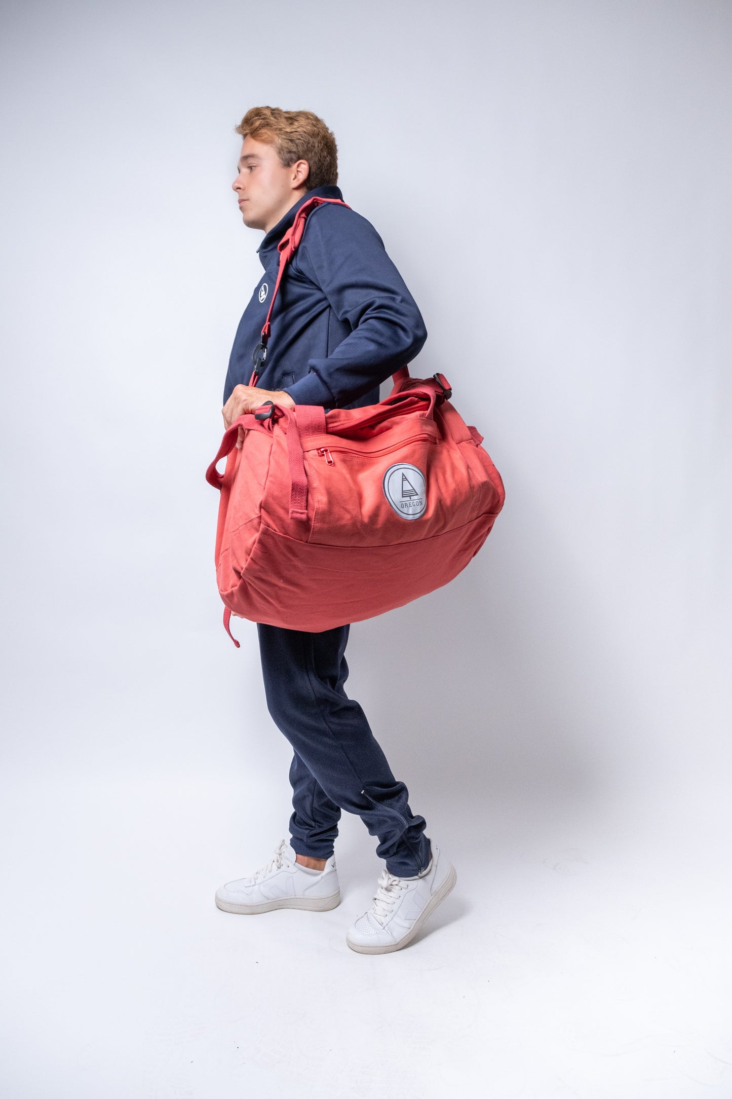 Authentic Red Duffel Bag