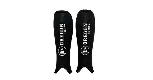 Shinpad Black/White - Oregon Hockey